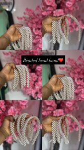 Beaded Head Band – Stylish Hair Accessory for Women