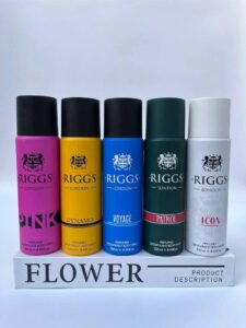 Riggs Perfumed Deodorant Body Spray 250ml – Long-Lasting Freshness
