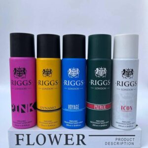 Riggs Perfumed Deodorant Body Spray 250ml – Long-Lasting Freshness