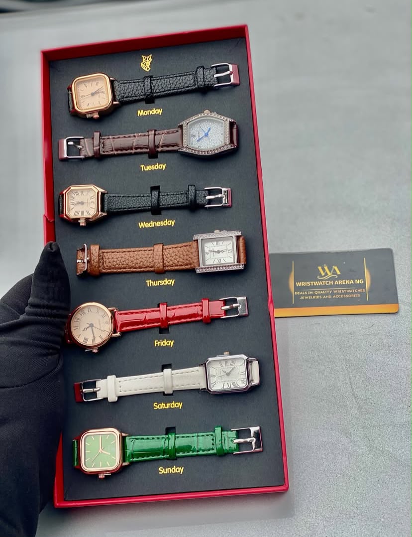 7-Piece Women’s Wristwatch Set – Stylish Everyday Watches for Women